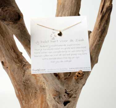 Jij hebt hart voor de zaak! Ketting
